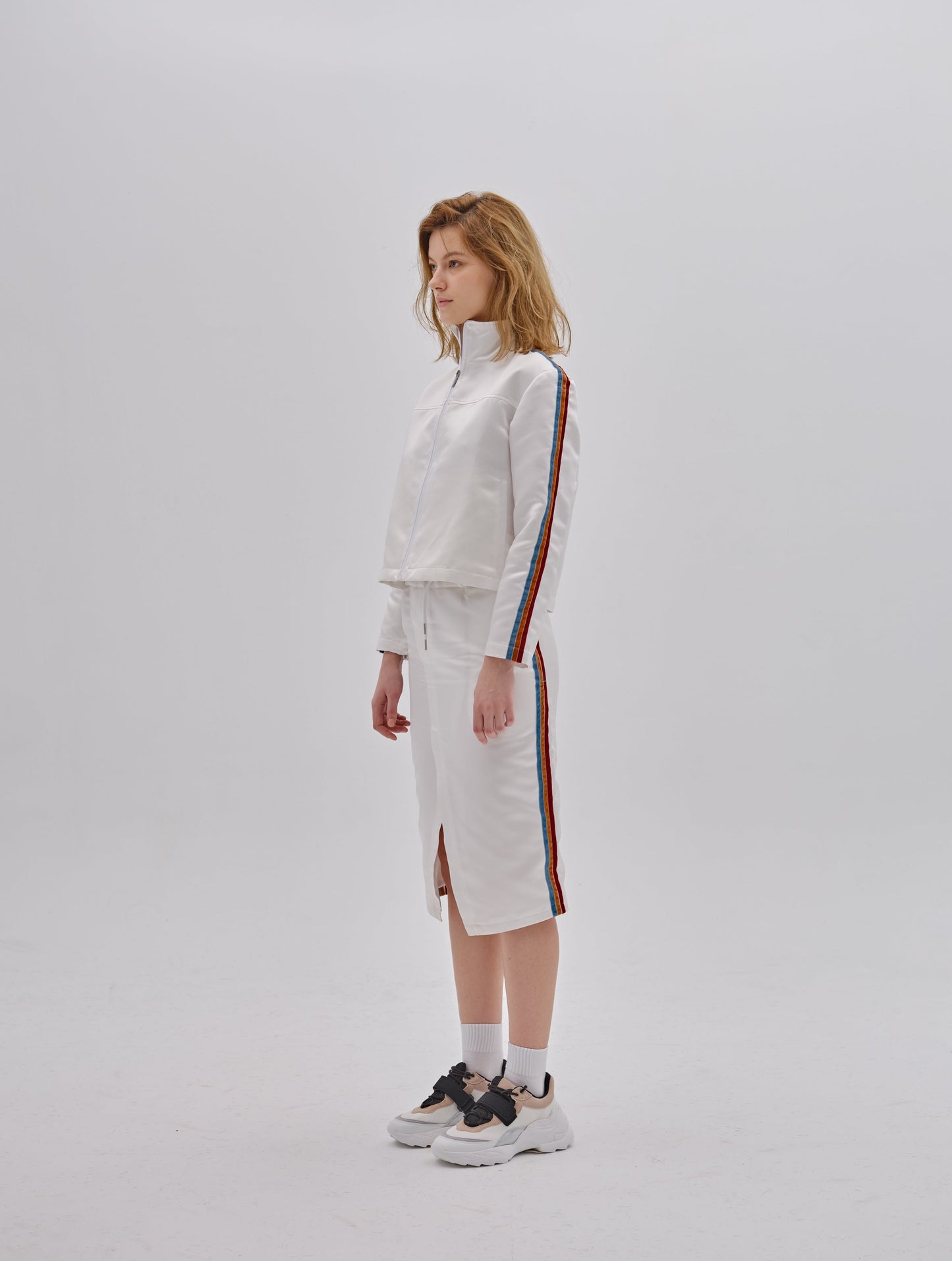 Satin Wrap Skirt