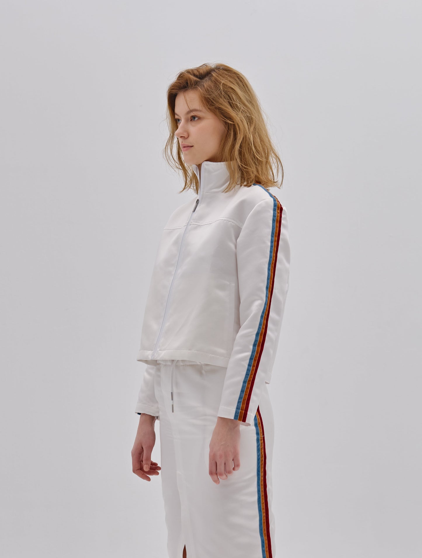 Embroidered Zip Jacket