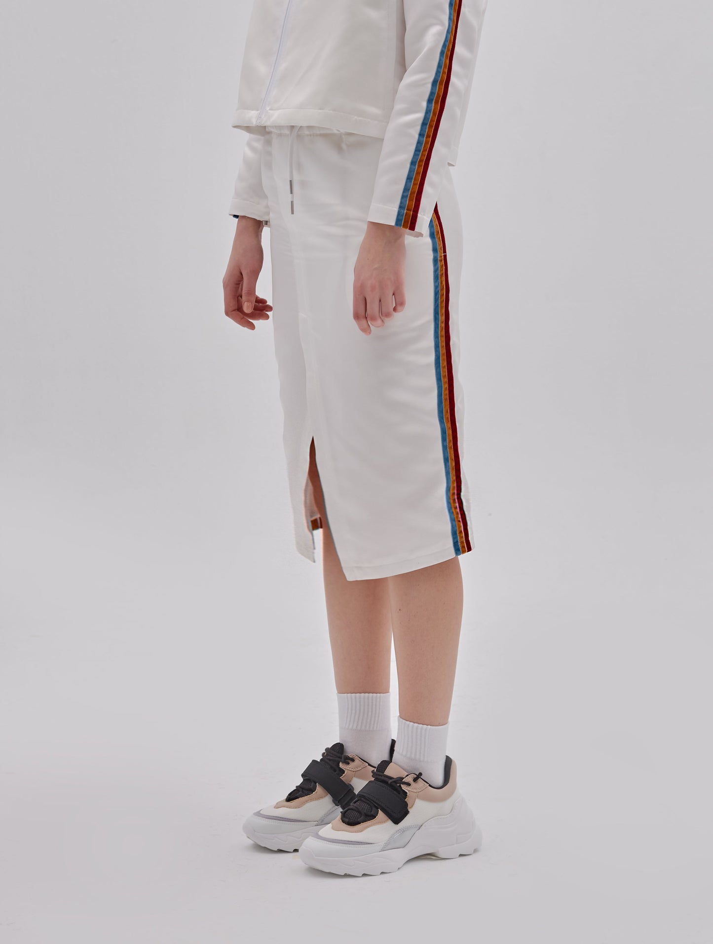 Satin Wrap Skirt