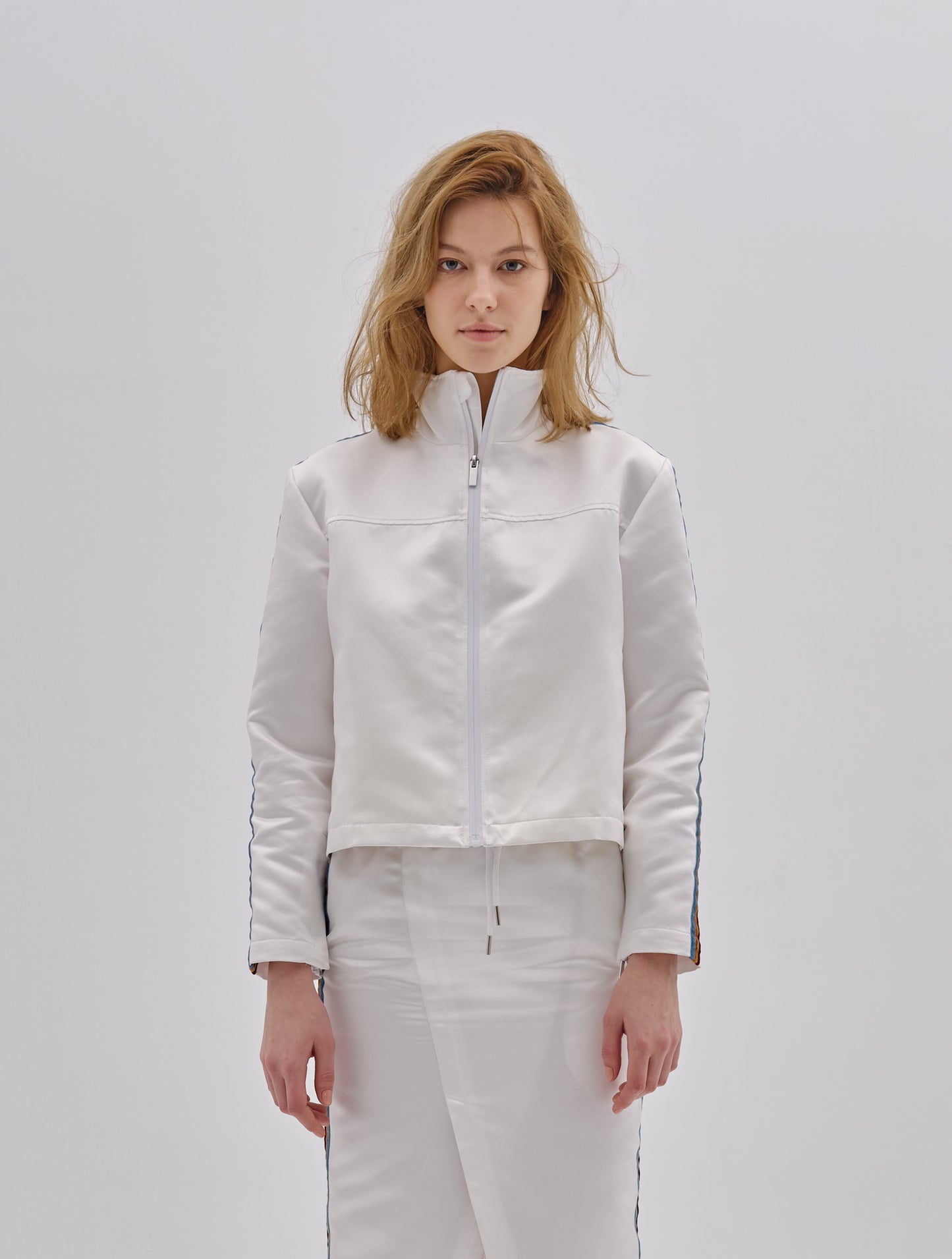 Embroidered Zip Jacket
