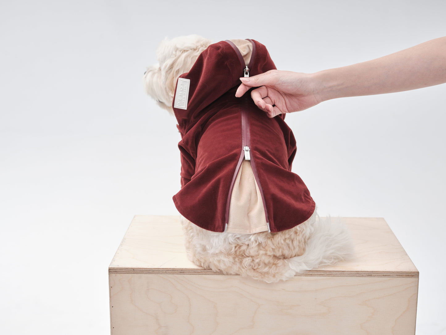 HUSTON HOODIE - DARK BURGUNDY